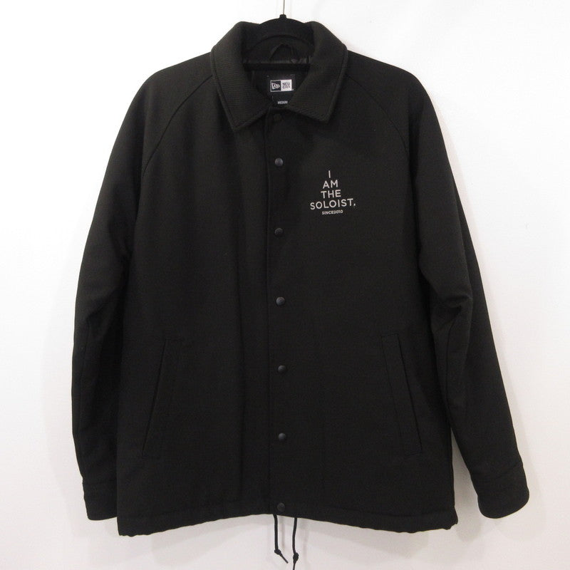 【中古】TAKAHIRO MIYASHITA TheSoloist. | タカヒロミヤシタソザソロイスト Wool Coach Jacket.(I AM THE SOLOIST.) 中綿ジャケット ブラック サイズ:M