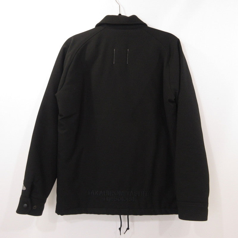 【中古】TAKAHIRO MIYASHITA TheSoloist. | タカヒロミヤシタソザソロイスト Wool Coach Jacket.(I AM THE SOLOIST.) 中綿ジャケット ブラック サイズ:M