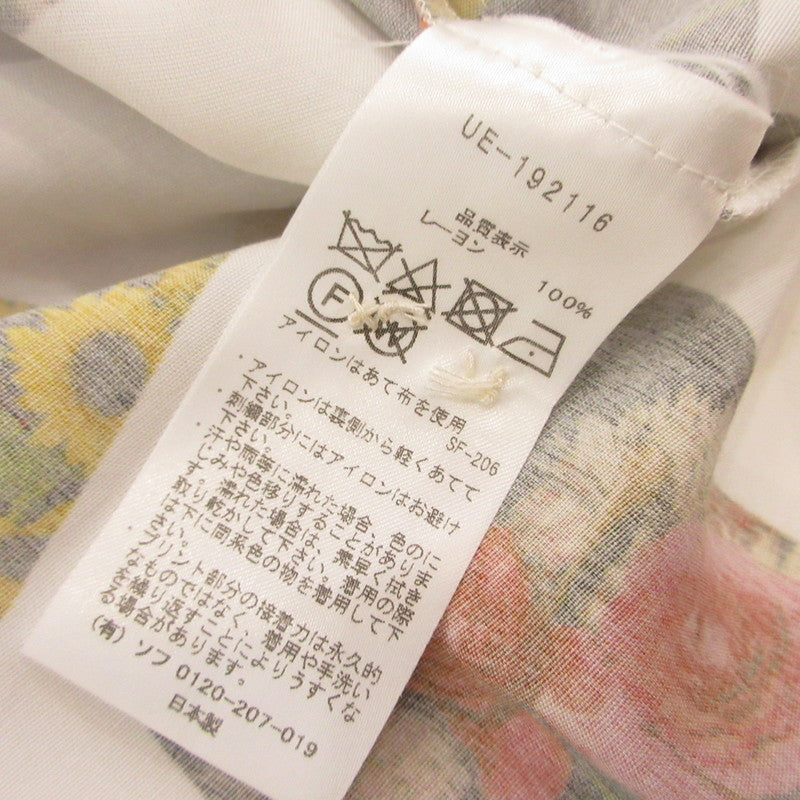 【中古】uniform experiment | ユニフォームエクスペリメント ARAKI POLAROID L/S SHIRT 半袖シャツ UE-192116 2019S/S サイズ:1