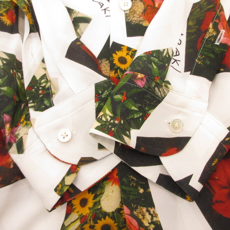 【中古】uniform experiment | ユニフォームエクスペリメント ARAKI POLAROID L/S SHIRT 半袖シャツ UE-192116 2019S/S サイズ:1