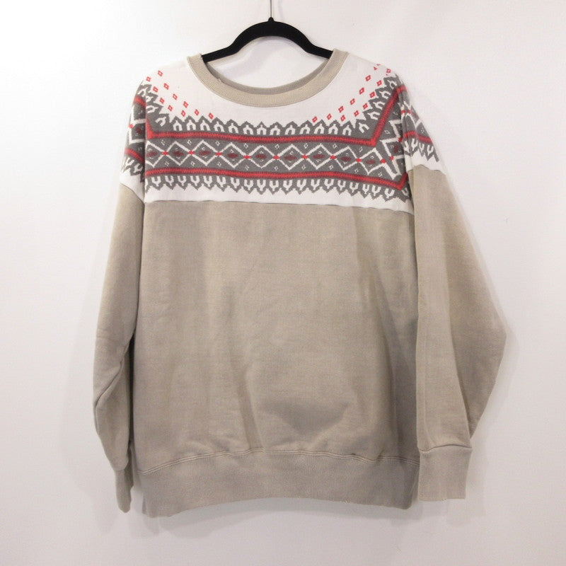 【中古】BOWWOW | バウワウ SNOW FLAKE SWEAT SHIRTS スウェット BW2302-SFSS サイズ:L