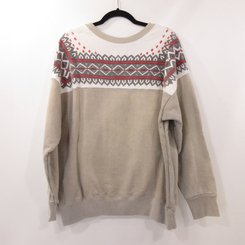 【中古】BOWWOW | バウワウ SNOW FLAKE SWEAT SHIRTS スウェット BW2302-SFSS サイズ:L