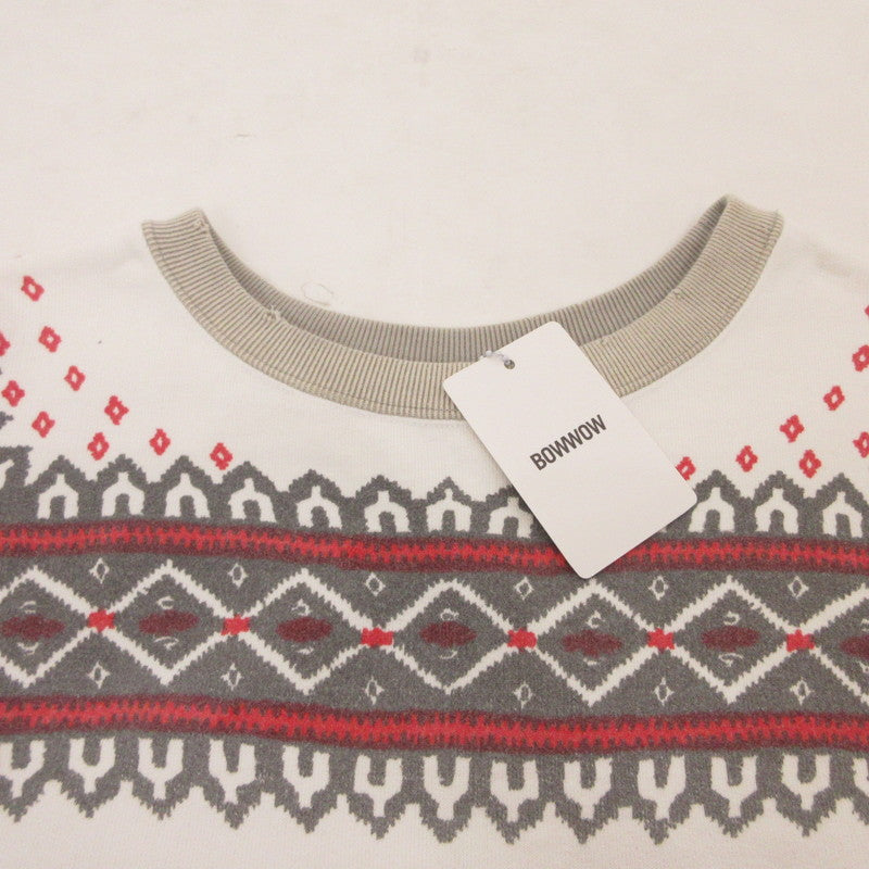 【中古】BOWWOW | バウワウ SNOW FLAKE SWEAT SHIRTS スウェット BW2302-SFSS サイズ:L
