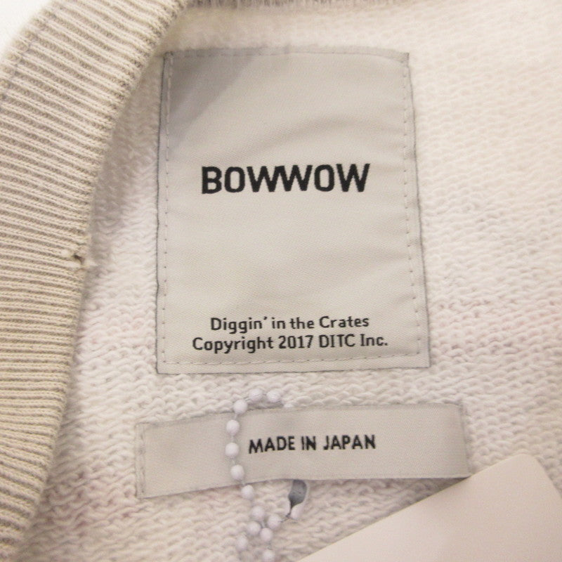 【中古】BOWWOW | バウワウ SNOW FLAKE SWEAT SHIRTS スウェット BW2302-SFSS サイズ:L