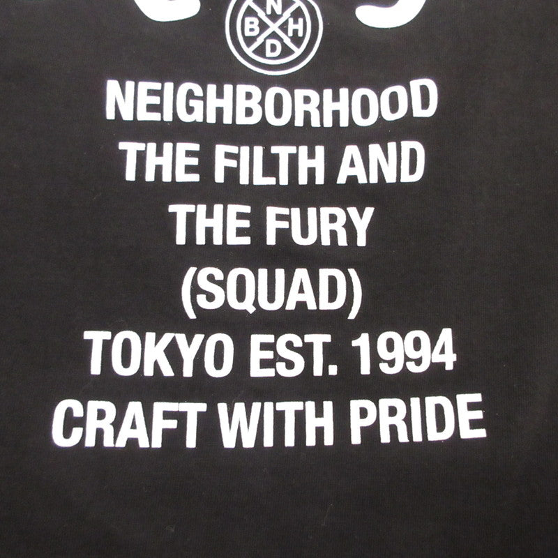 【中古】NEIGHBORHOOD | ネイバーフッド MDCM EX/C-TEE.SS 半袖Tシャツ 201PCMXN-ST01S 2020S/S ブラック サイズ:S