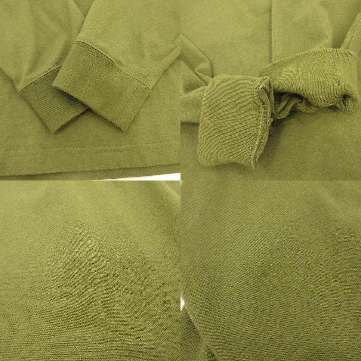 【中古】BlackEyePatch | ブラックアイパッチ PACK IN THE POCKET L/S TEE 長袖Tシャツ BEPFW24LT18 オリーブ サイズ:L