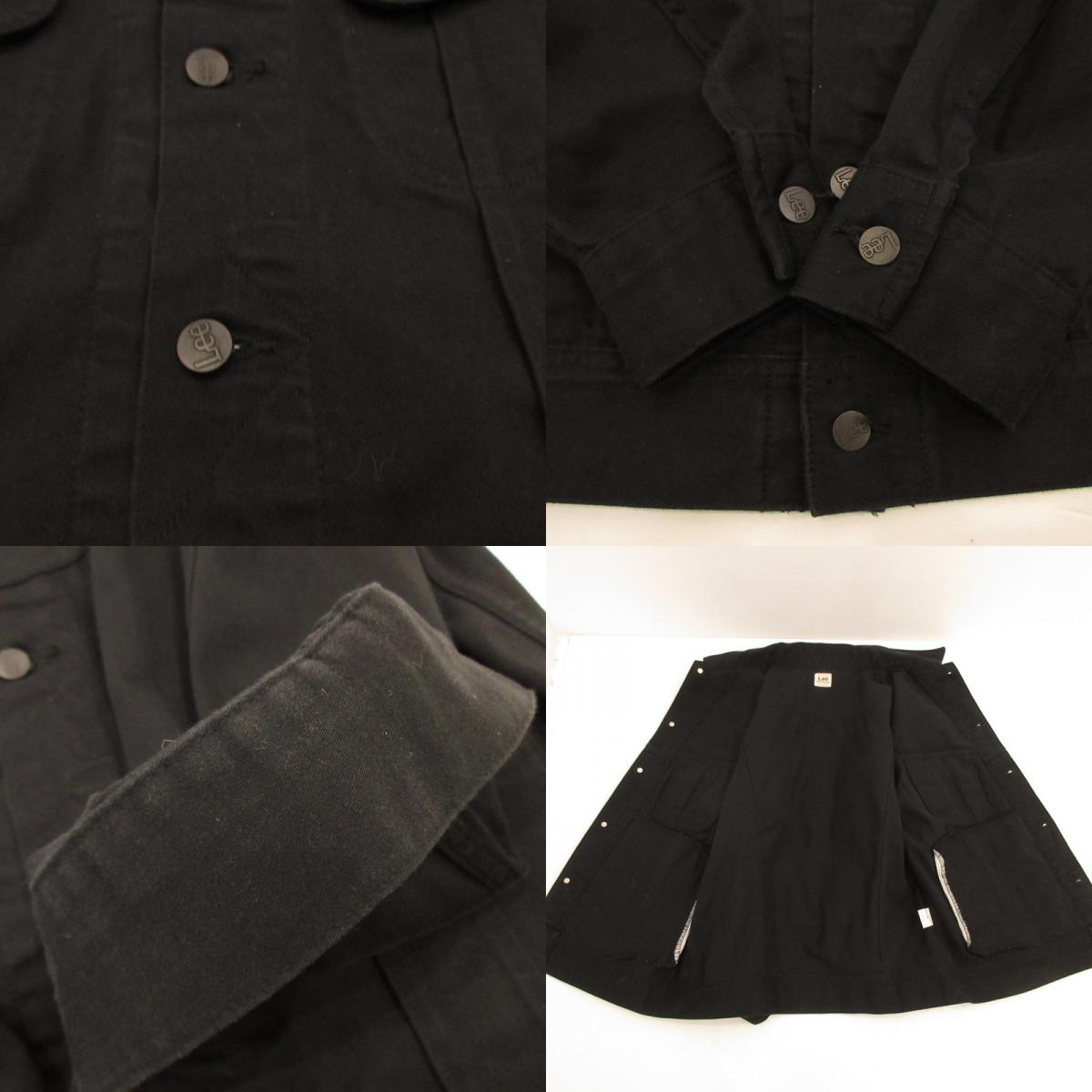【中古】Lee | リー 別注100-J Westerner Jacket デニム LB0343 ×ROSSO ブラック サイズ:M