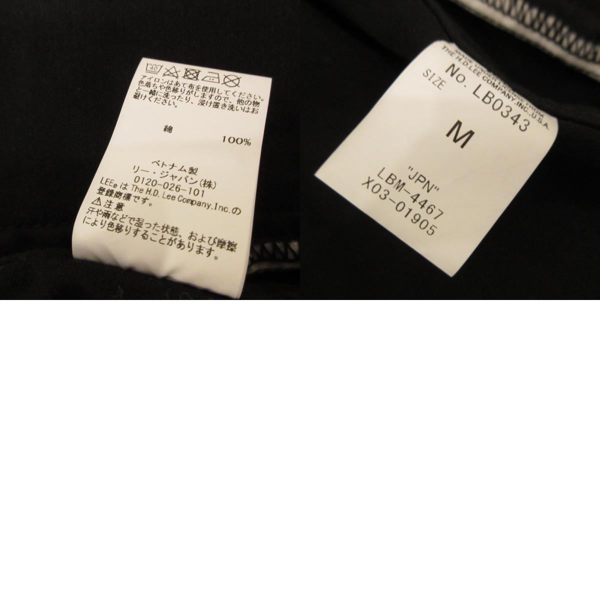 【中古】Lee | リー 別注100-J Westerner Jacket デニム LB0343 ×ROSSO ブラック サイズ:M