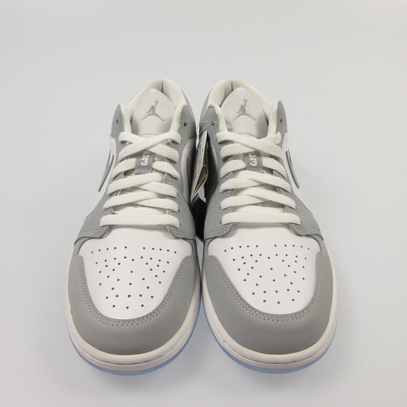 【中古】NIKE | ナイキ WMNS AIR JORDAN 1 LOW WHITE/WOLF GREY-ALUMINUM スニーカー DC0774-105 2024S/S グレー 27.5cm