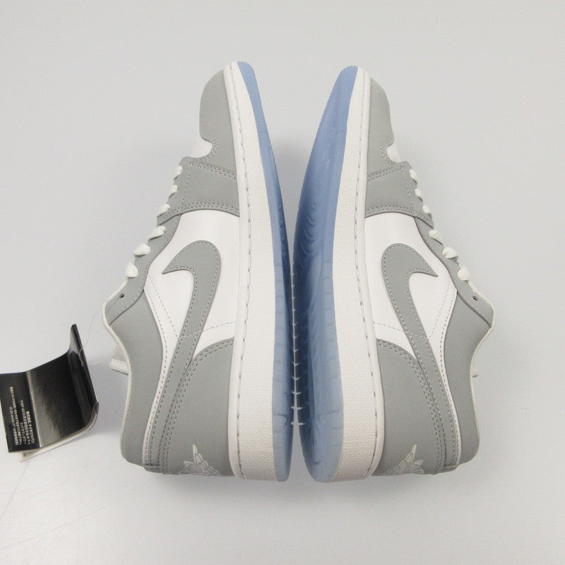 【中古】NIKE | ナイキ WMNS AIR JORDAN 1 LOW WHITE/WOLF GREY-ALUMINUM スニーカー DC0774-105 2024S/S グレー 27.5cm