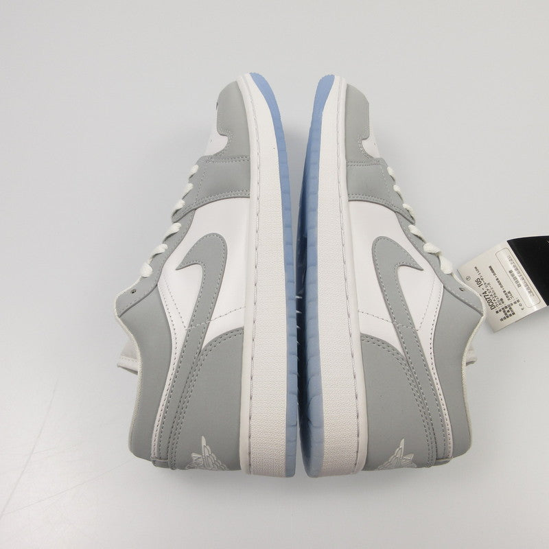 【中古】NIKE | ナイキ WMNS AIR JORDAN 1 LOW WHITE/WOLF GREY-ALUMINUM スニーカー DC0774-105 2024S/S グレー 27.5cm