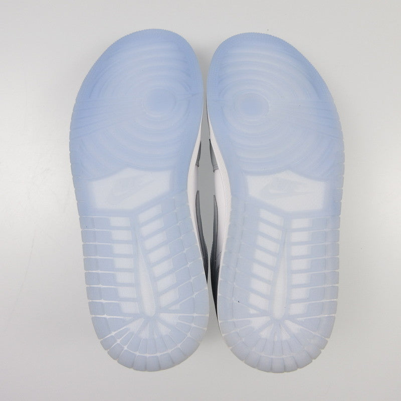 【中古】NIKE | ナイキ WMNS AIR JORDAN 1 LOW WHITE/WOLF GREY-ALUMINUM スニーカー DC0774-105 2024S/S グレー 27.5cm
