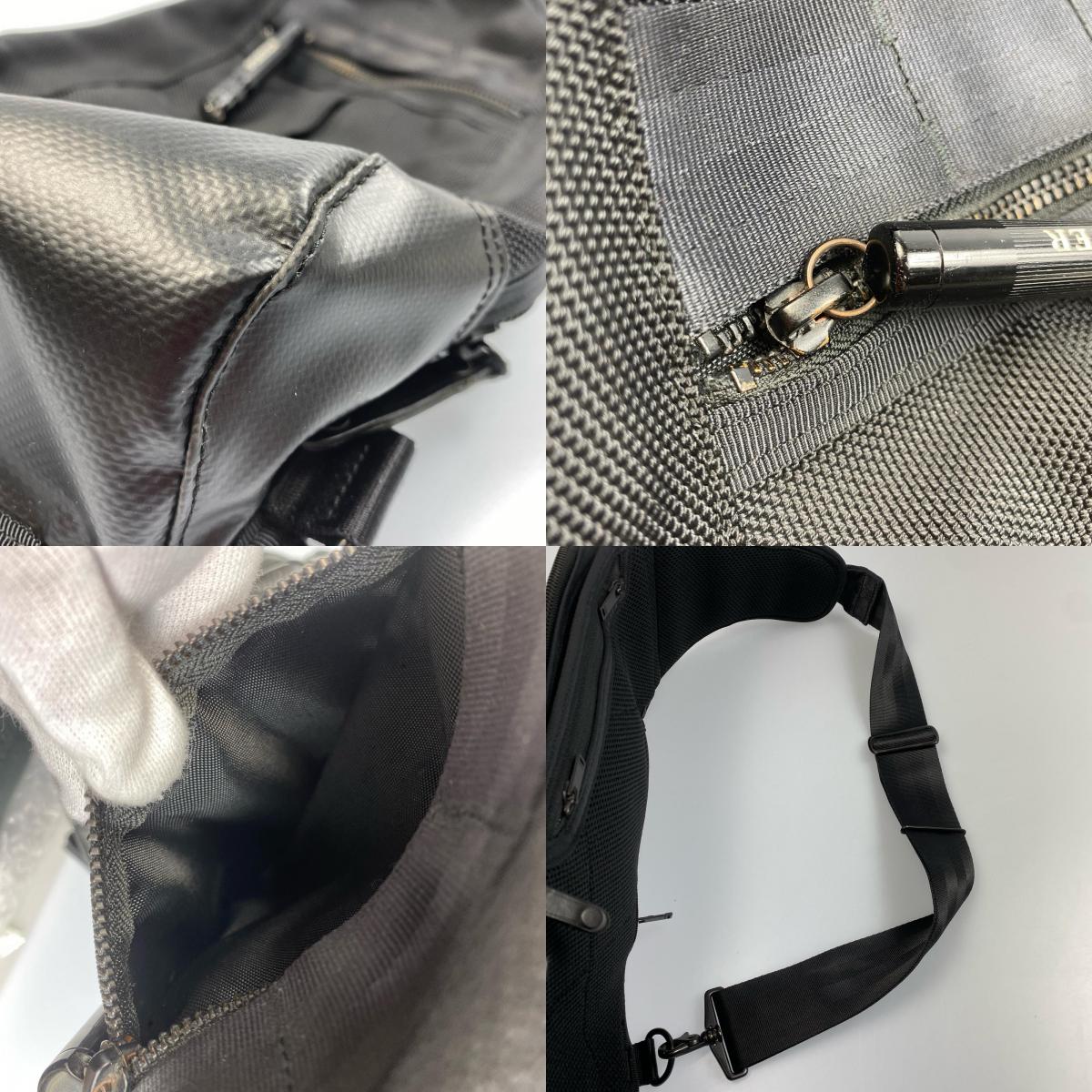 【中古】PORTER | ポーター HEAT ボディバッグ 703-08000 ブラック