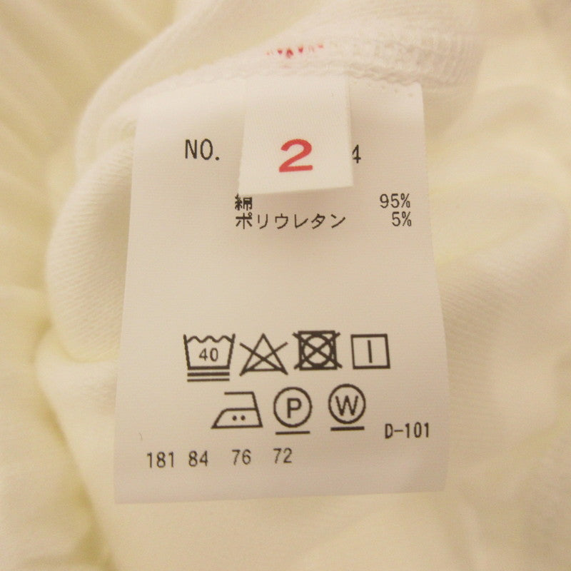 【中古】HOLLYWOOD RANCH MARKET | ハリウッドランチマーケット ストレッチフライス 9.5oz イージーパンツ パンツ 1015124 ホワイト サイズ:2