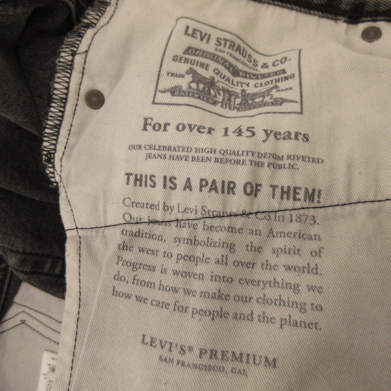 【中古】Levi's | リーバイス 568 STAY LOOSE デニムパンツ 29037-0052 ブラック サイズ:36