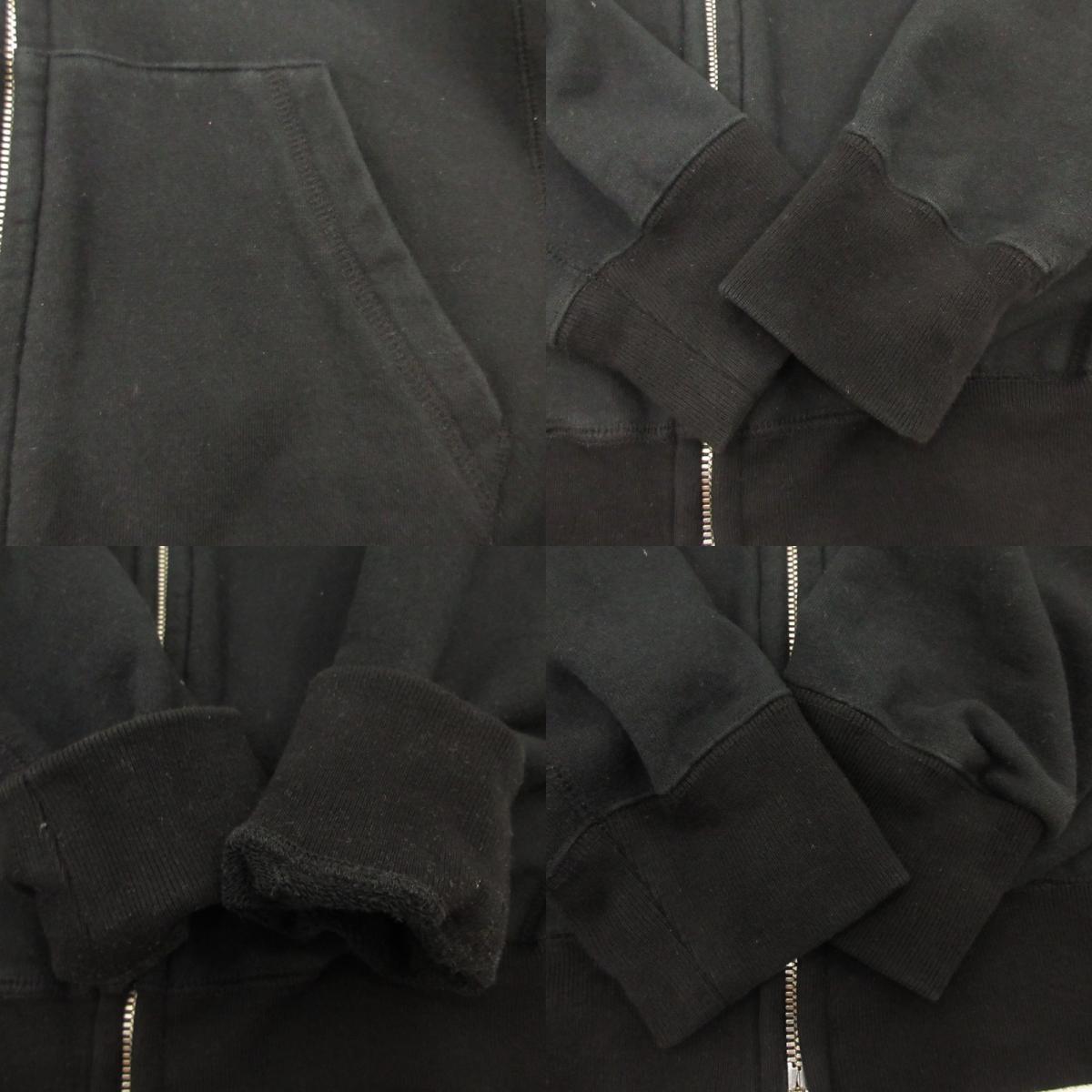 【中古】1 PIU 1 UGUALE 3 | ウノピュウノウグァーレトレ BASIC PARKA パーカー MRB239-CTU138 ブラック サイズ:4