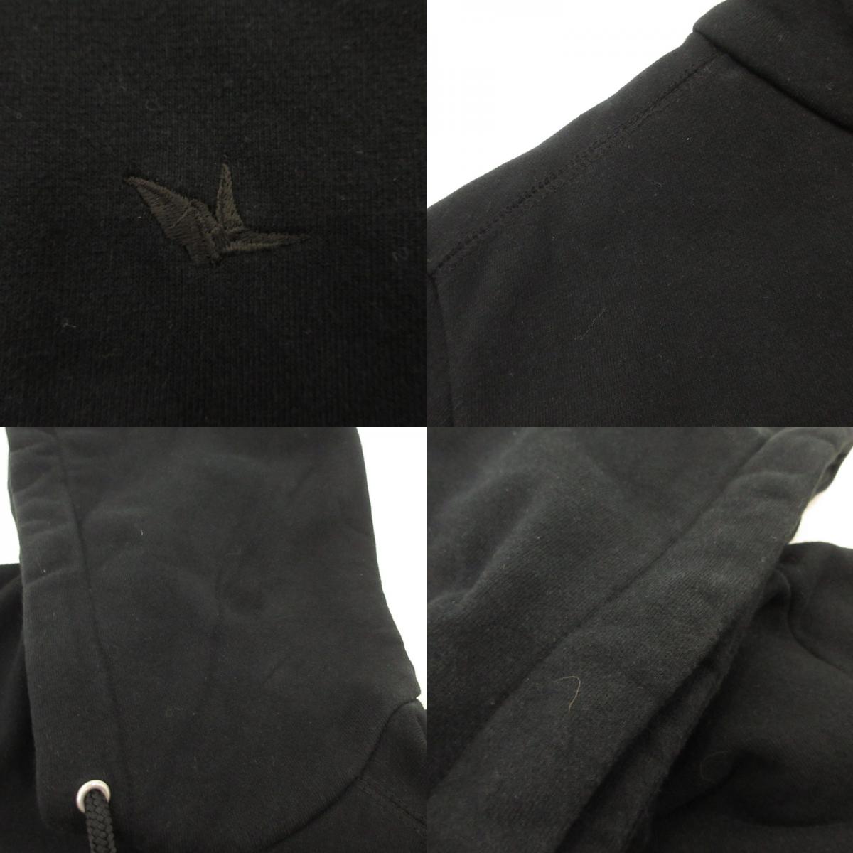 【中古】1 PIU 1 UGUALE 3 | ウノピュウノウグァーレトレ BASIC PARKA パーカー MRB239-CTU138 ブラック サイズ:4