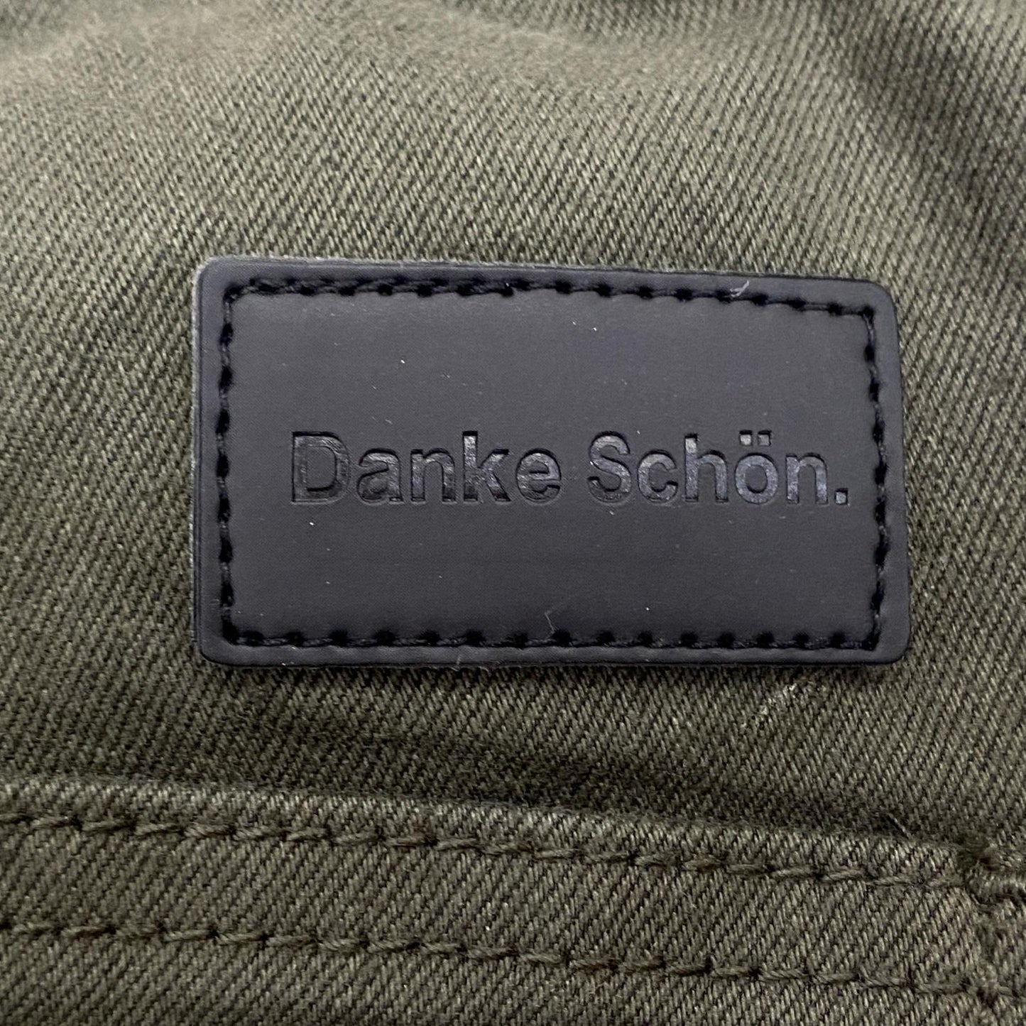 【中古】Danke Schon | ダンケシェーン STRETCH TWILL FLAP POCKET PANTS パンツ 23A-PTL033-DS W:32 カーキ