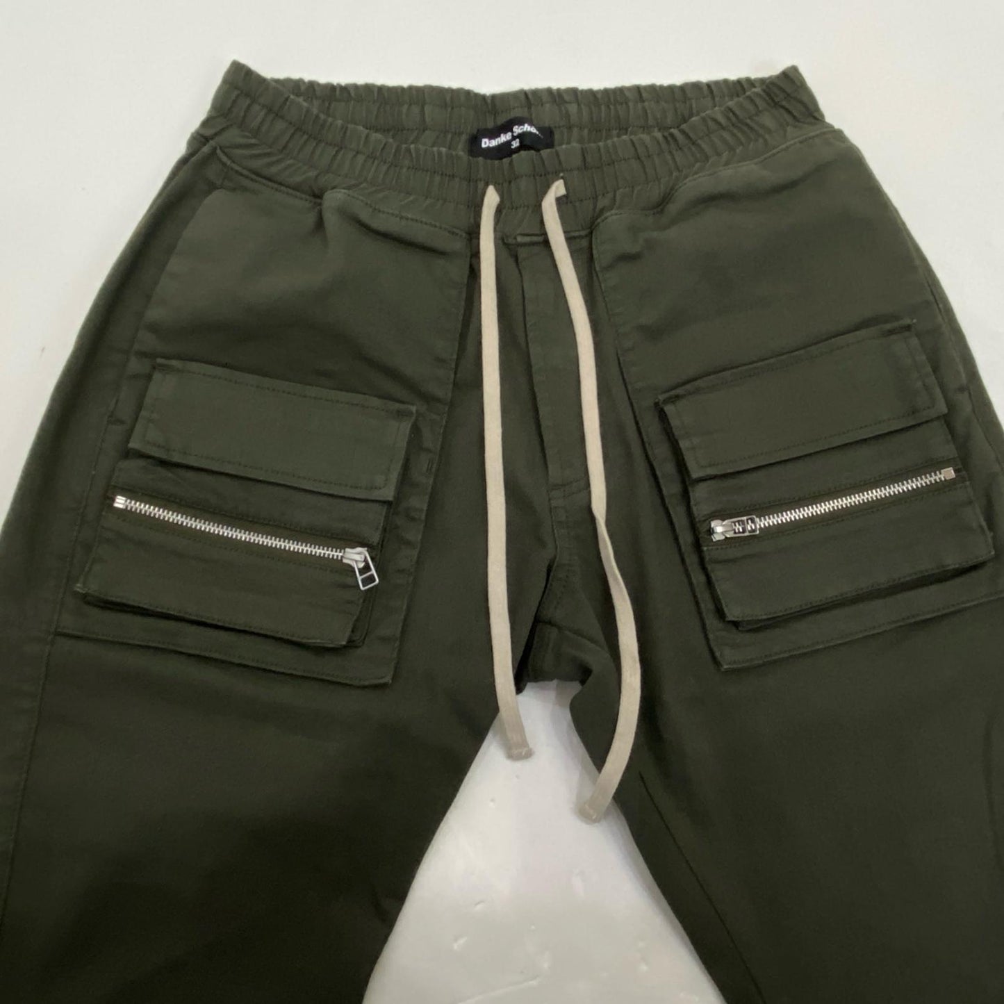 【中古】Danke Schon | ダンケシェーン STRETCH TWILL FLAP POCKET PANTS パンツ 23A-PTL033-DS W:32 カーキ