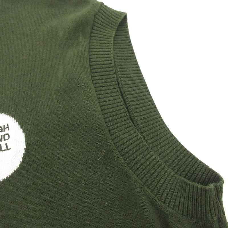 【中古】 MOON VEST ベスト RSM-24090 オリーブ サイズ:L