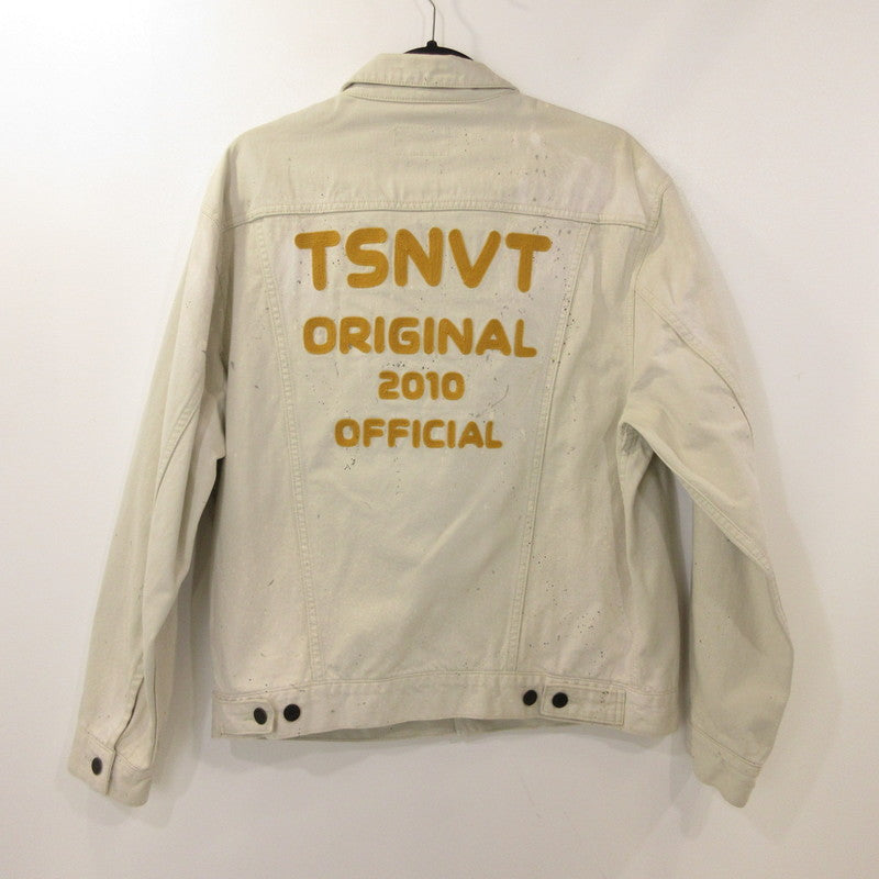 【中古】thisisneverthat | ディスイズネバーザット TSNVT Trucker Jacket デニム TN241WOWLS06 アイボリー サイズ:M