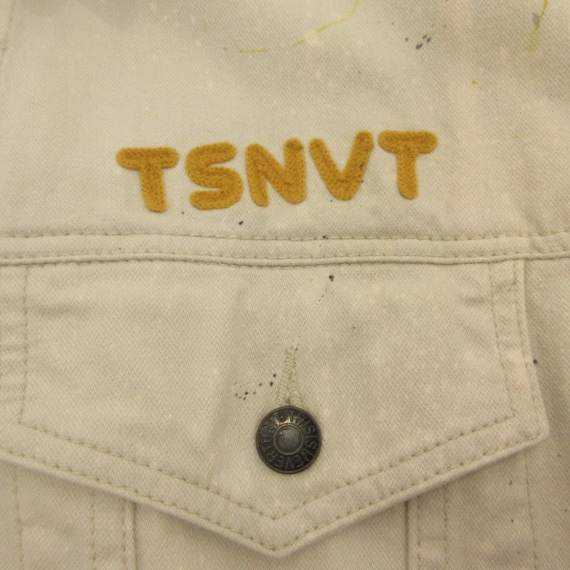 【中古】thisisneverthat | ディスイズネバーザット TSNVT Trucker Jacket デニム TN241WOWLS06 アイボリー サイズ:M