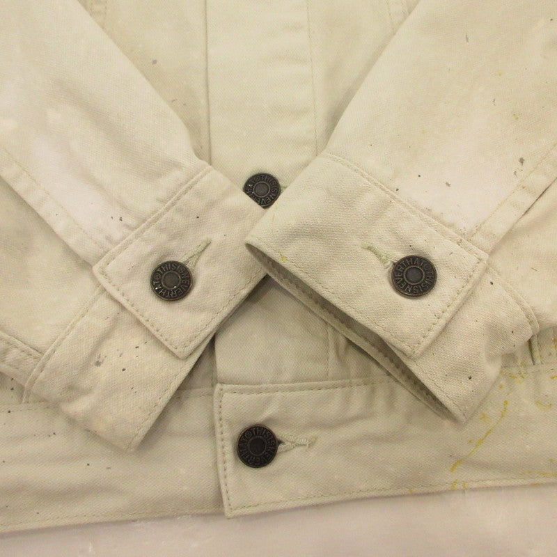 【中古】thisisneverthat | ディスイズネバーザット TSNVT Trucker Jacket デニム TN241WOWLS06 アイボリー サイズ:M