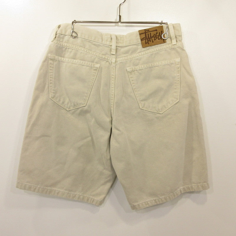 【中古】STUSSY | ステューシー BIG OL' SHORT WASHED CANVAS ショートパンツ 112277 グレー サイズ:30