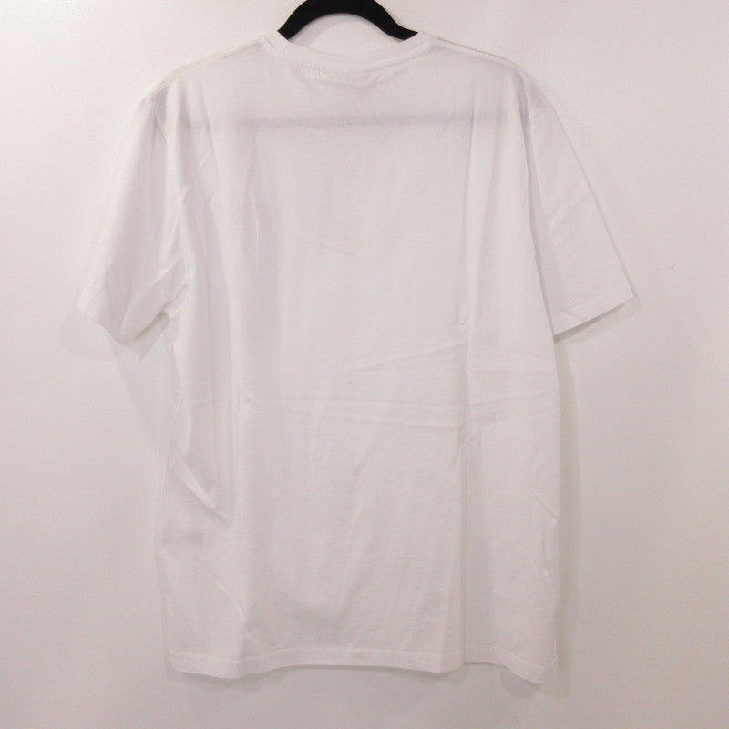 【中古】MAISON KITSUNE | メゾンキツネ FOX HEAD PATCH REGULAR TEE SHIRT 半袖Tシャツ LM00104KJ0008 並行品 ホワイト サイズ:XL