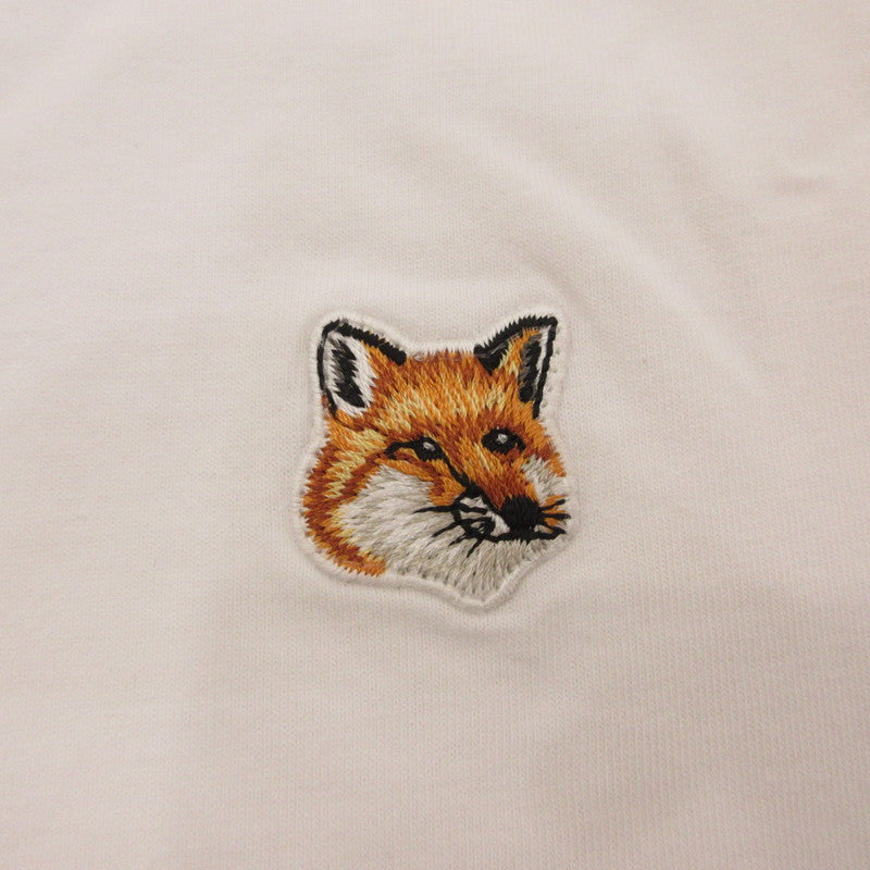 【中古】MAISON KITSUNE | メゾンキツネ FOX HEAD PATCH REGULAR TEE SHIRT 半袖Tシャツ LM00104KJ0008 並行品 ホワイト サイズ:XL