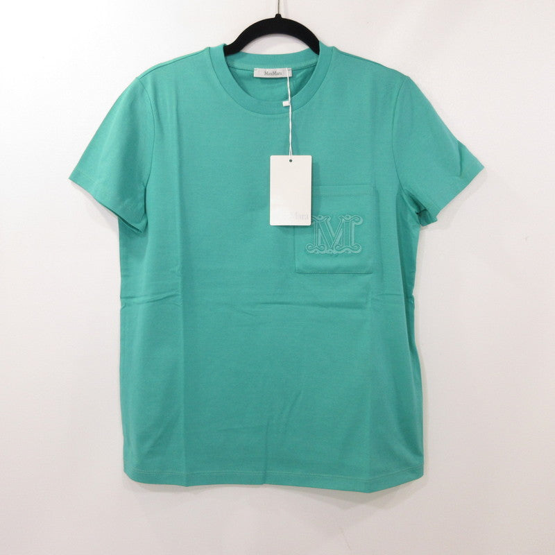 【中古】MAX MARA | マックスマーラ VALID SIDE POCKET T-SHIRT 半袖Tシャツ 2319410232600 グリーン サイズ:M
