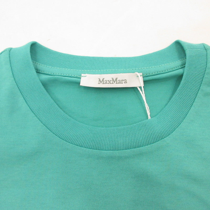 【中古】MAX MARA | マックスマーラ VALID SIDE POCKET T-SHIRT 半袖Tシャツ 2319410232600 グリーン サイズ:M