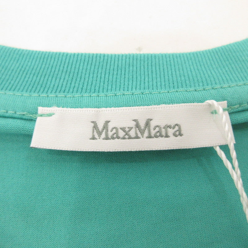 【中古】MAX MARA | マックスマーラ VALID SIDE POCKET T-SHIRT 半袖Tシャツ 2319410232600 グリーン サイズ:M