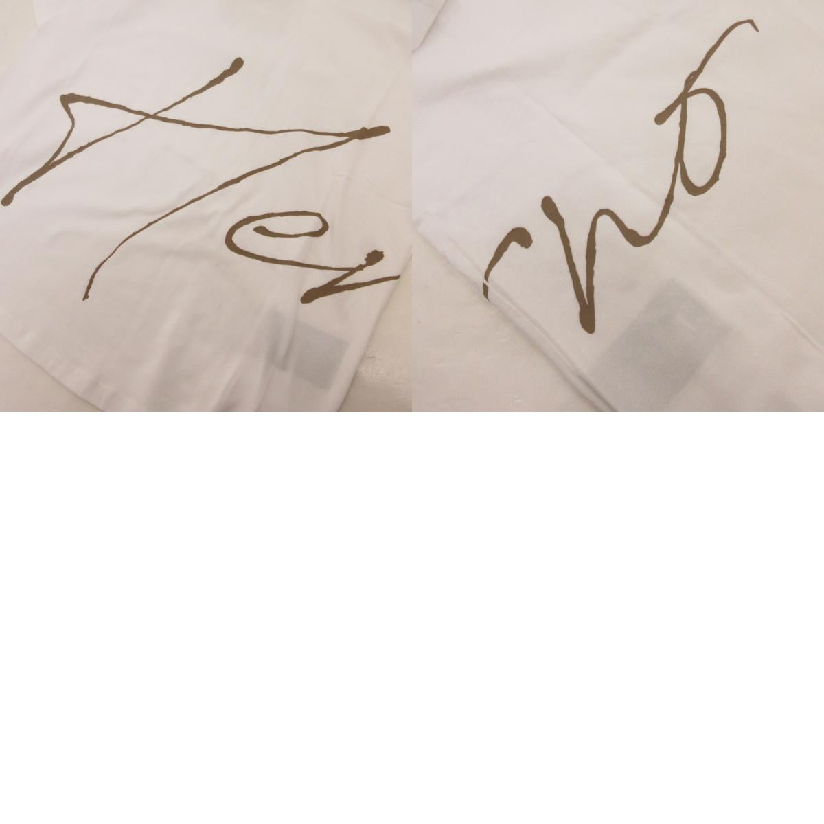 【中古】Herno | ヘルノ 手描き風ロゴプリントTシャツ 半袖Tシャツ JG000178D ホワイト サイズ:42