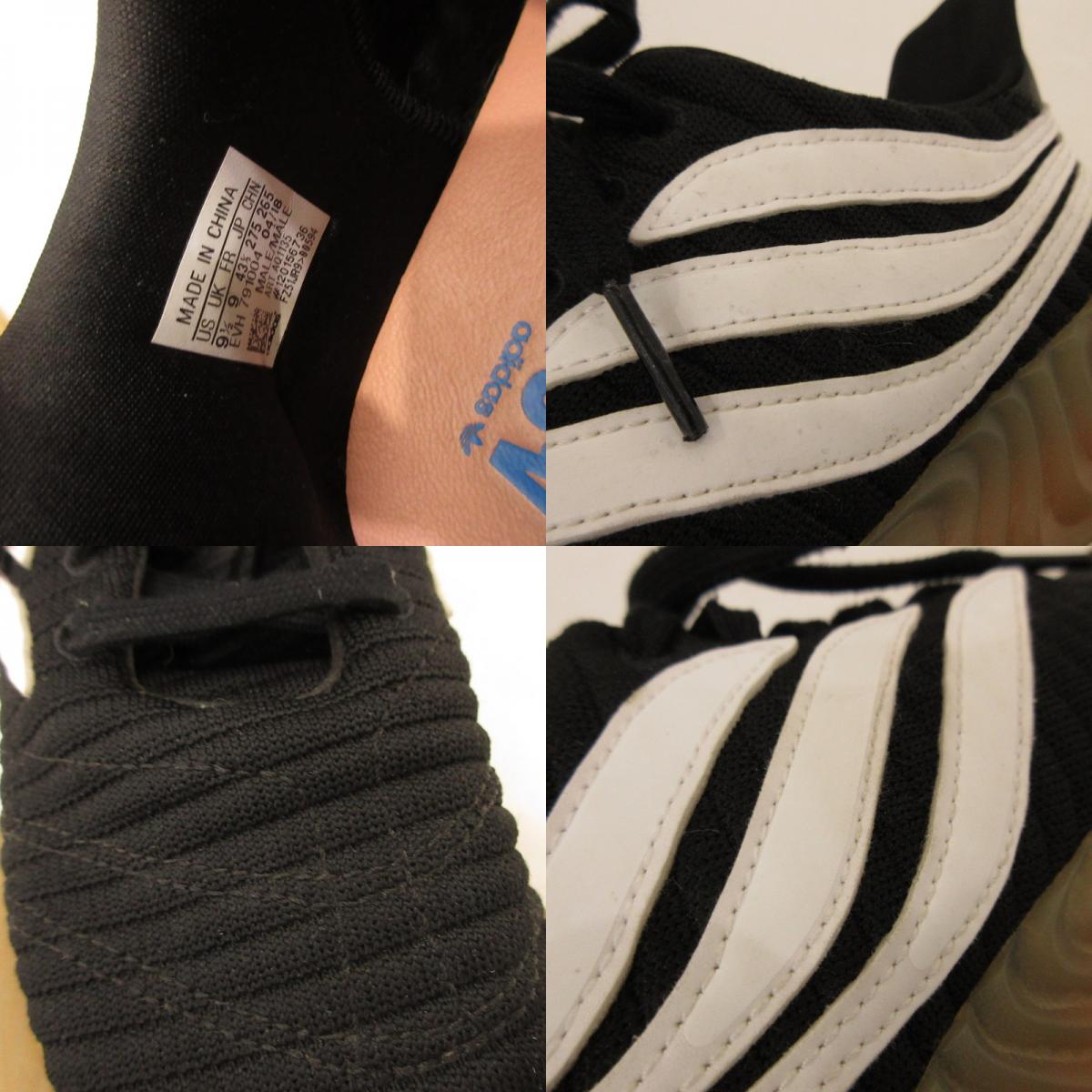 【中古】adidas | アディダス SOBAKOV スニーカー AO1135 ブラック 27.5cm