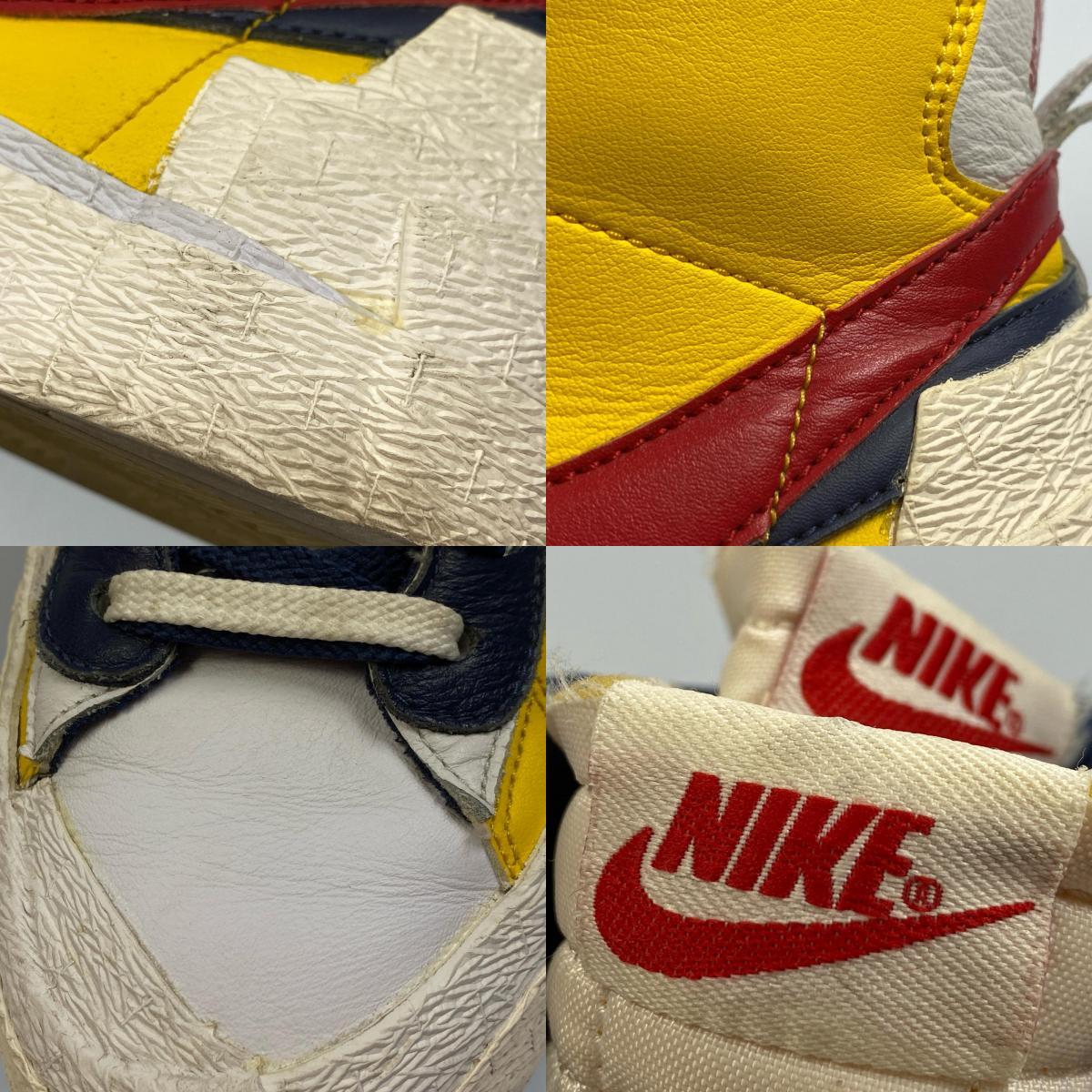 【中古】NIKE | ナイキ BLAZER MID/SACAI スニーカー BV0072-700 2019S/S 28.5cm マルチカラー 28.5cm