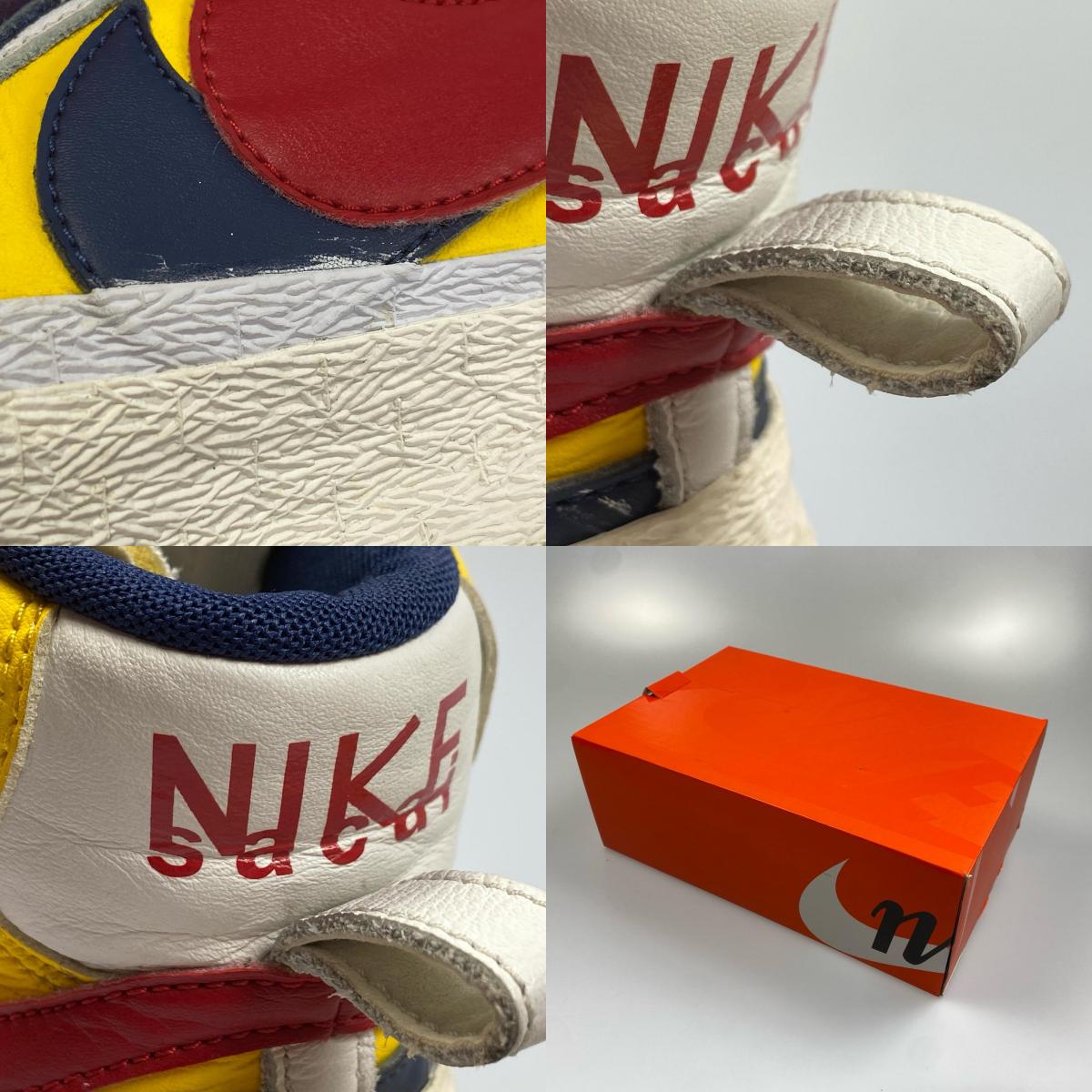 【中古】NIKE | ナイキ BLAZER MID/SACAI スニーカー BV0072-700 2019S/S 28.5cm マルチカラー 28.5cm