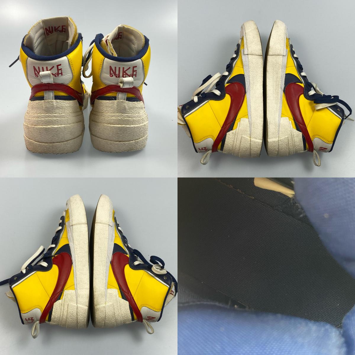 【中古】NIKE | ナイキ BLAZER MID/SACAI スニーカー BV0072-700 2019S/S 28.5cm マルチカラー 28.5cm