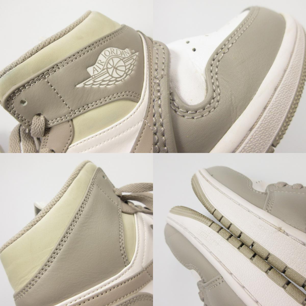 【中古】NIKE | ナイキ AIR JORDAN 1 MID COLLEGE GREY スニーカー 554724-082 年式:2021S/S グレー 27.5cm