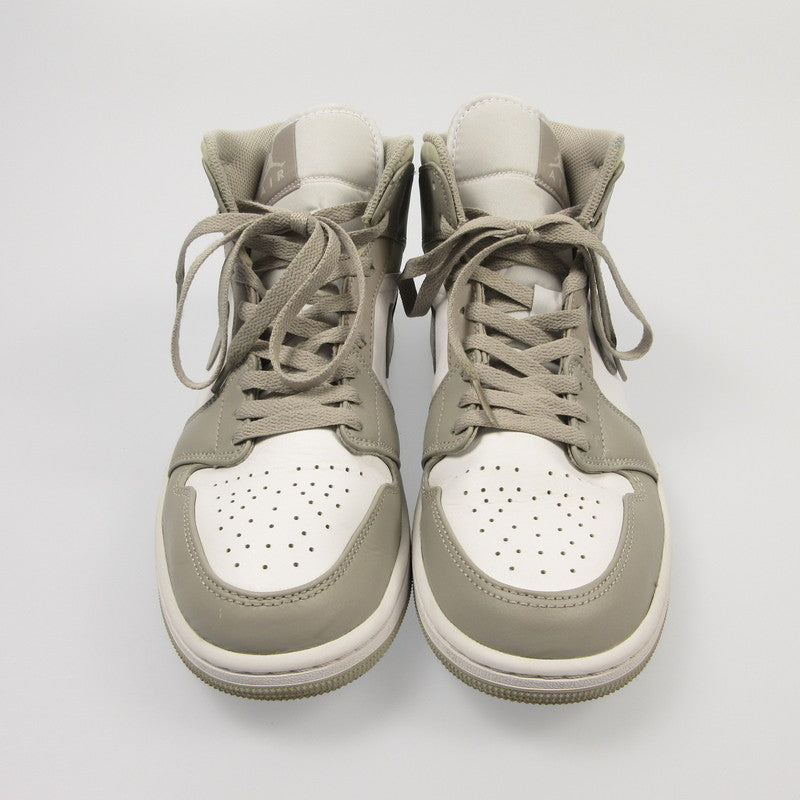 【中古】NIKE | ナイキ AIR JORDAN 1 MID COLLEGE GREY スニーカー 554724-082 年式:2021S/S グレー 27.5cm