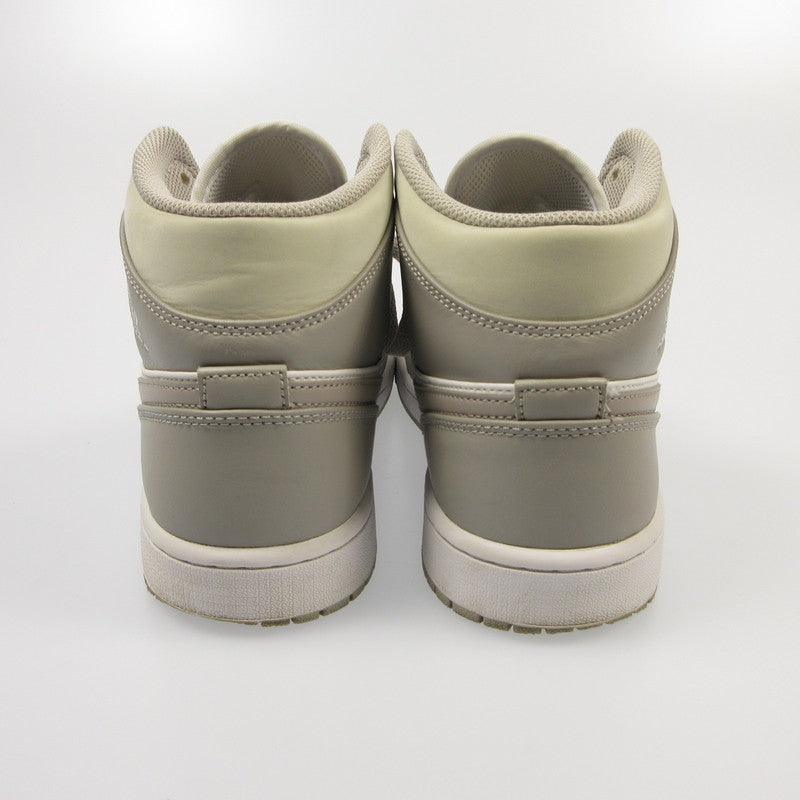 【中古】NIKE | ナイキ AIR JORDAN 1 MID COLLEGE GREY スニーカー 554724-082 年式:2021S/S グレー 27.5cm
