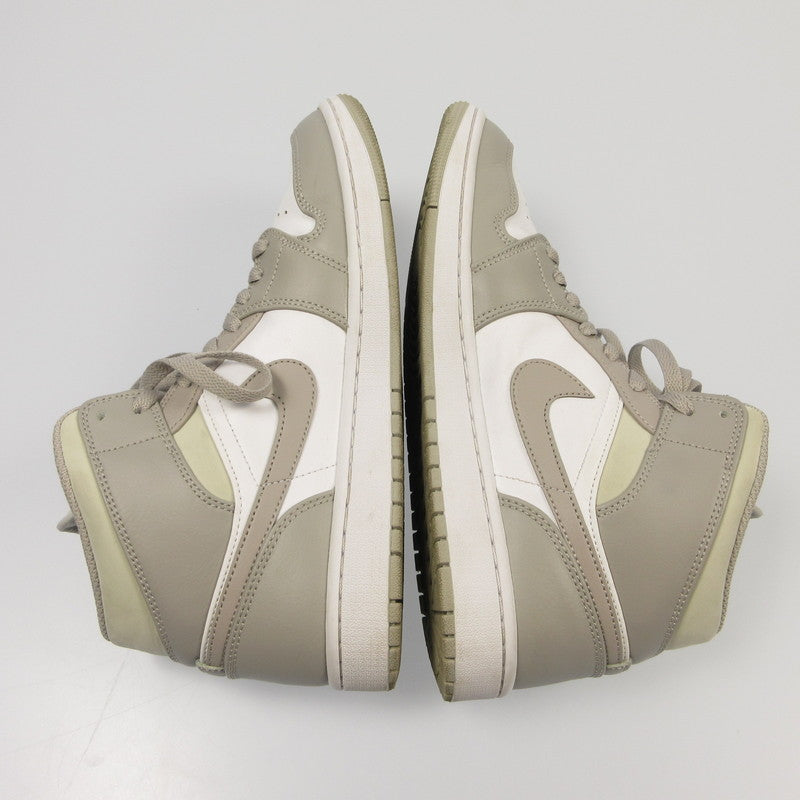 【中古】NIKE | ナイキ AIR JORDAN 1 MID COLLEGE GREY スニーカー 554724-082 年式:2021S/S グレー 27.5cm
