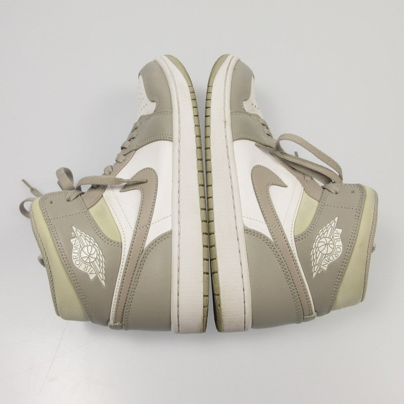 【中古】NIKE | ナイキ AIR JORDAN 1 MID COLLEGE GREY スニーカー 554724-082 年式:2021S/S グレー 27.5cm