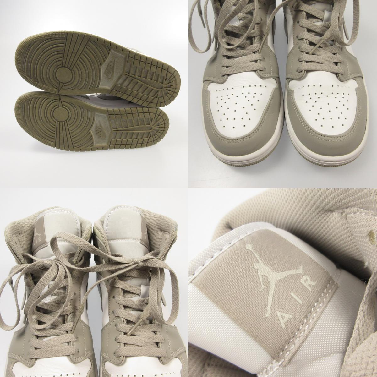 【中古】NIKE | ナイキ AIR JORDAN 1 MID COLLEGE GREY スニーカー 554724-082 年式:2021S/S グレー 27.5cm