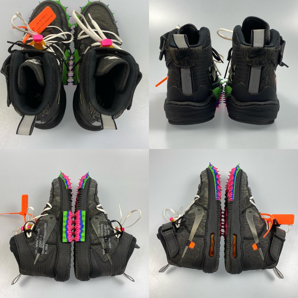 【中古】NIKE | ナイキ Air Force 1 Mid 'black' スニーカー DO6290-001 2022S/S 27.5cm ブラック 27.5cm