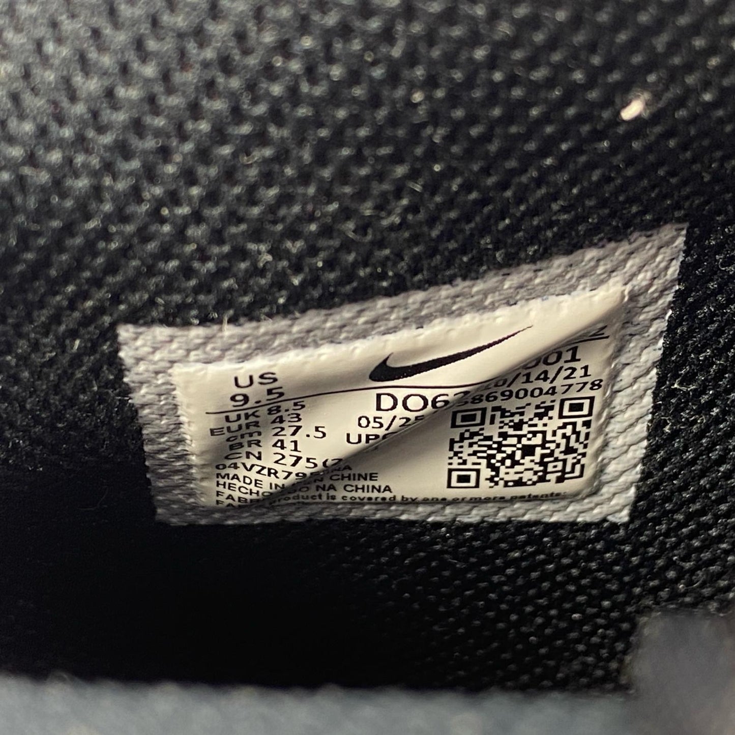 【中古】NIKE | ナイキ Air Force 1 Mid 'black' スニーカー DO6290-001 2022S/S 27.5cm ブラック 27.5cm