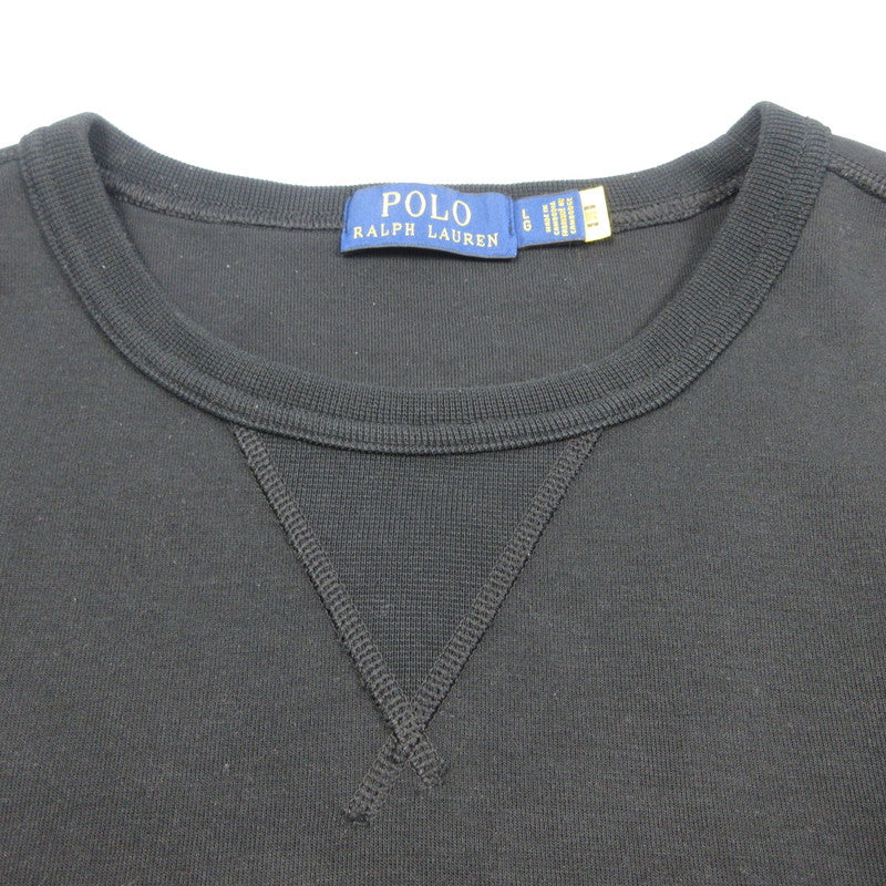 【中古】POLO RALPH LAUREN | ポロ・ラルフローレン スウェット ブラック サイズ:L