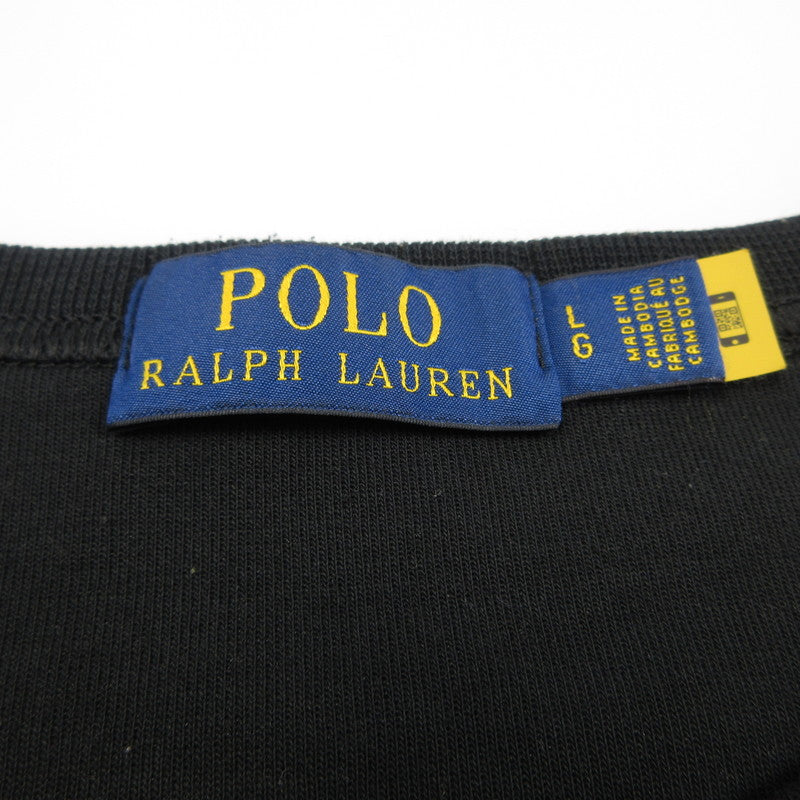 【中古】POLO RALPH LAUREN | ポロ・ラルフローレン スウェット ブラック サイズ:L