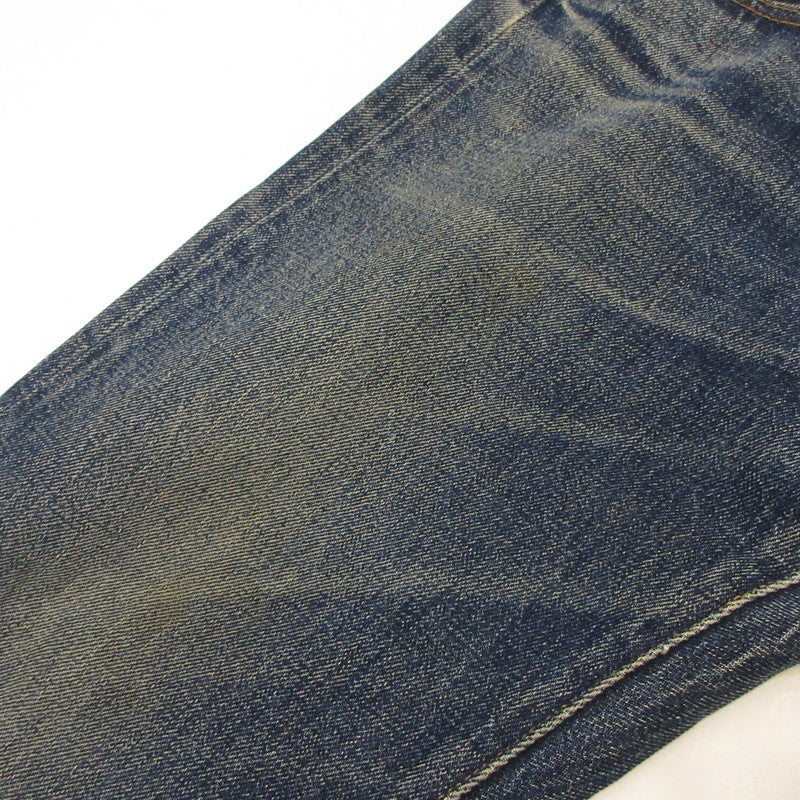 【中古】Denime | ドゥニーム デニムパンツ オレンジ耳/SHINS期/旧ドゥニーム/赤タブ ブルー サイズ:32