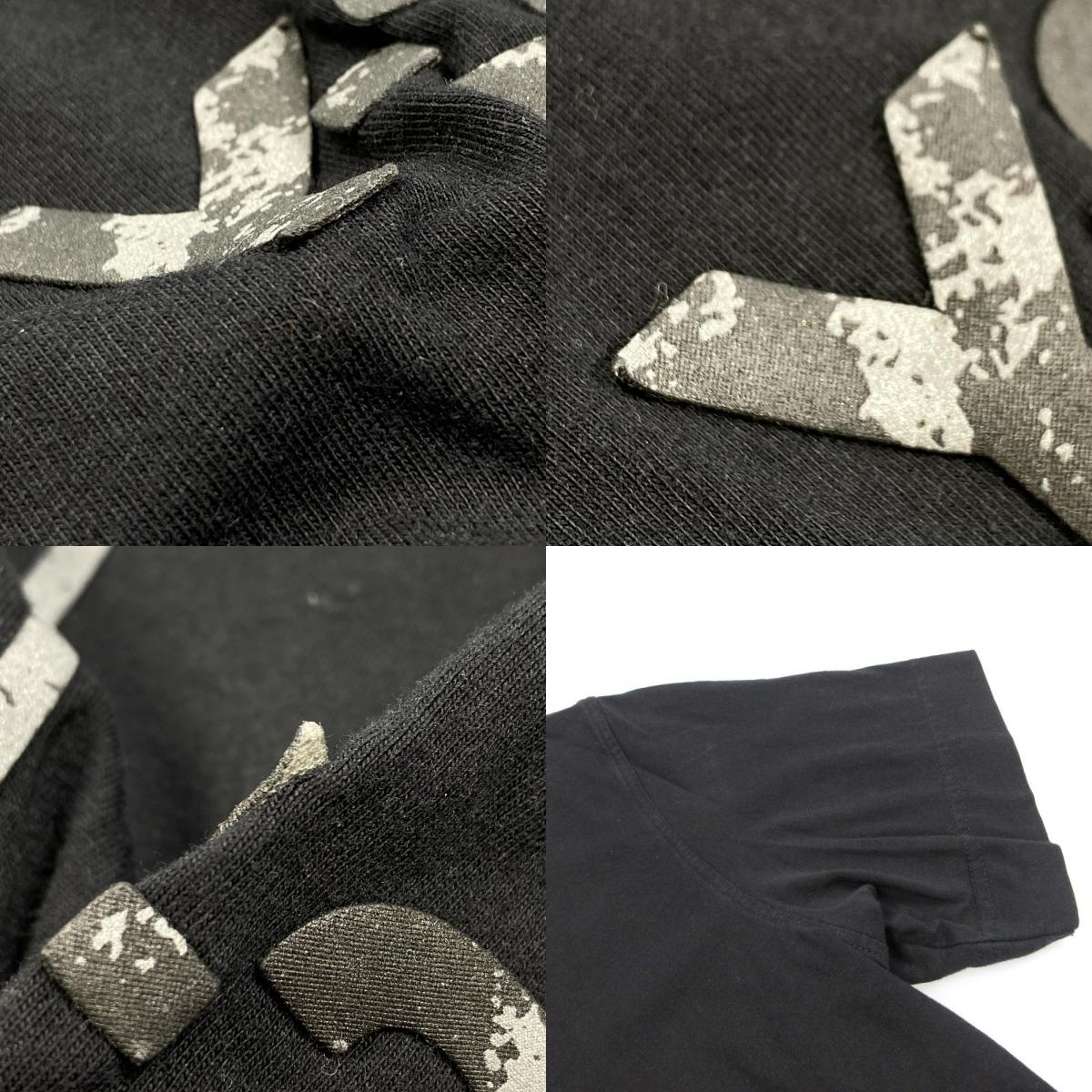 【中古】Y-3 | ワイスリー スクエアラベルロゴ Tシャツ 半袖Tシャツ GV6060 ブラック サイズ:M
